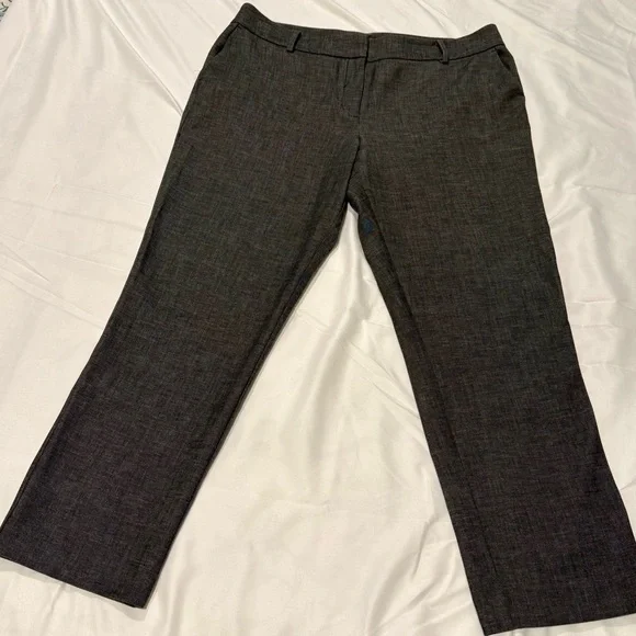 Ann Taylor Size 12 Charcoal Gray Trousers - Picture 3 of 5